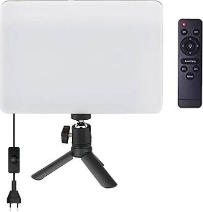 Hold up Bi-Color LED Video Soft Light Panel, with Remote Control & Mini Tripod 3400 lx Camera LED Light