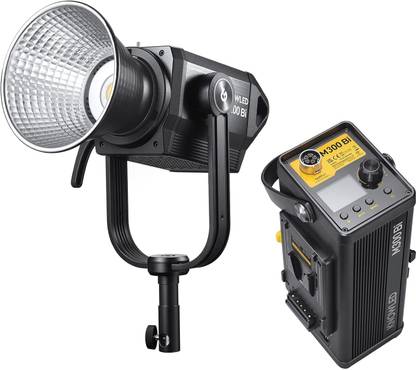 GODOX M300Bi 330W 2800K-5600K Dimmable CRI96+ TLCI97+ Bi-Color Professional Studio LED 170000 lx Camera LED Light