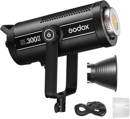 GODOX SL300II LED Video Light, 320W Bowens Mount Daylight Balanced Light, 5600K 99300 lx Camera LED Light