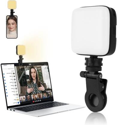 Deoxys LED Video Light on Camera,Mini Rechargeable 2000mAh LED Camera Lights 250 lx Camera LED Light