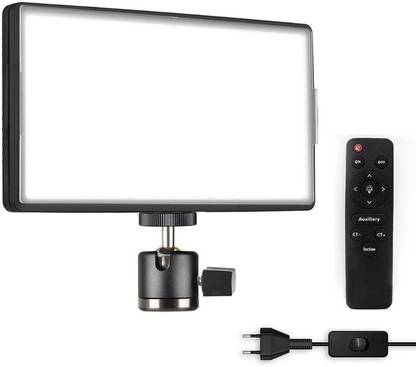 Exxelo LED Soft Light Panel Kit for Studio Photography, YouTube Shoot 3600 lx Camera LED Light