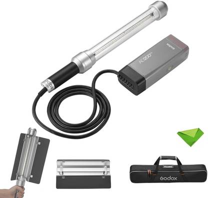 GODOX AD-S200 Stick Flash Head for AD200Pro CCT 5800K+200K, 360° Light Tube Design 0 lx Camera LED Light