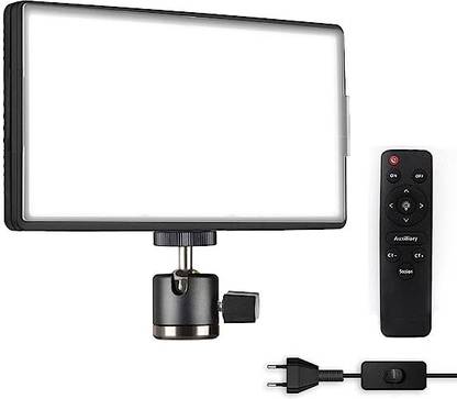 Omfoo 11''inch Camera Panel Light Accesories for Studio Photography, Videography LED 3400 lx Camera LED Light