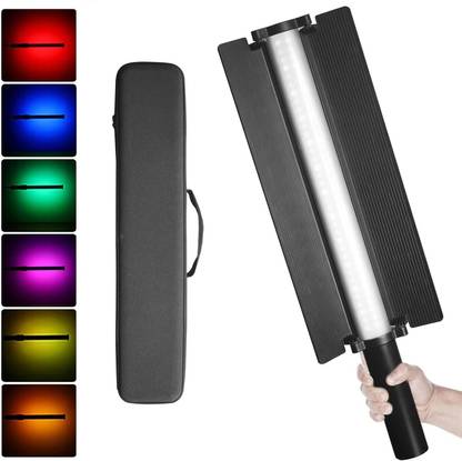 Hiffin HF-600 RGB LED Light Stick for Photography, 25 Fx Light Effect, 5200mah Battery 6000 lx Camera LED Light