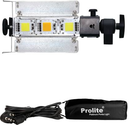 Prolite LED Porta Continuous Video Light (3 LED) (Natural Color Output) for Photography 6500 lx Camera LED Light
