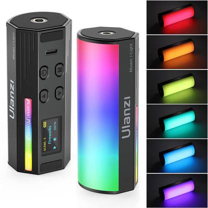 Hiffin ULANZI Light Wand 360 RGB LED Video Light 2000mAh Rechargeable Light With Magnet 700 lx Camera LED Light
