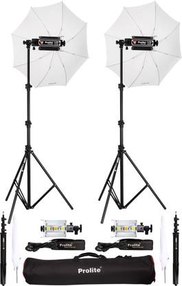 Prolite LED Porta Video Light Kit (Pair of 3 LED | 9ft Stand) for Photography 6500 lx Camera LED Light
