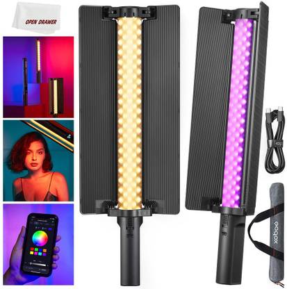 GODOX LC500R Mini RGB LED Stick Light | 2500K-8500K Full Color, 39 Lighting Effects. 1580 lx Camera LED Light