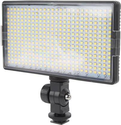 Simpex LED 360 Bi Color Compact & Slim Pocket Video LED Light True Color LED Light 6800 lx Camera LED Light