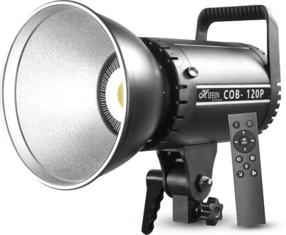 Hiffin COB-120P Professional 120W LED Video Light for Studio, 3200K-5600K Dimmable 13500 lx Camera LED Light