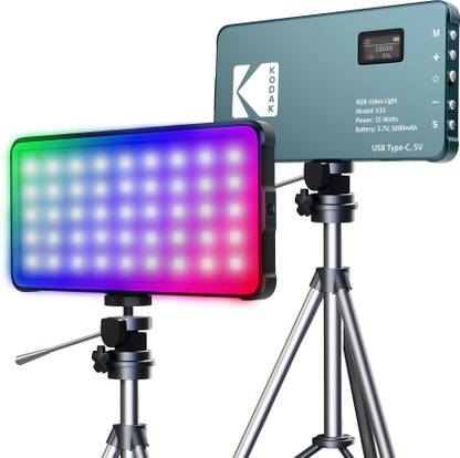 KODAK V15 RGB Video Light 1560 lx Camera LED Light