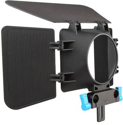 FUTABA Camera Lens Hood Matte Box With Rod Rail Support Camera Rig