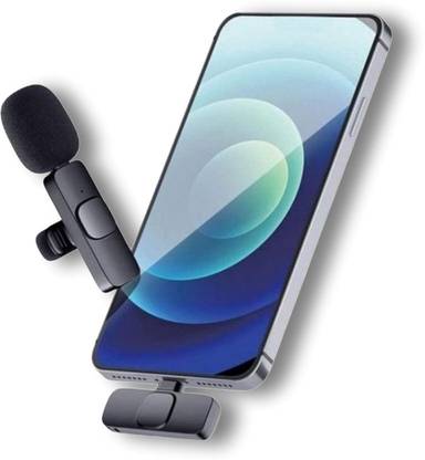 Fynzo K8 Wireless Plug And Play Type C Collar Mic Supported Only Android Camera Microphone