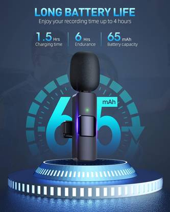 MGEdge Wireless Lapel for YouTube, Vlogging, Recording for Android/iPhone #JustHere A1 Camera Microphone