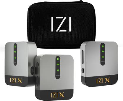 IZI X 360 Omnidirectional,120M Range,DSLR,Android,iOS Compatible,DualChannelWireless Camera Microphone