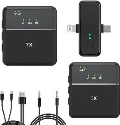 Soopii Dual Wireless Microphone | 3-in-1 Mic for Phone, DSLR, iPhone, Android, Laptop Camera Microphone
