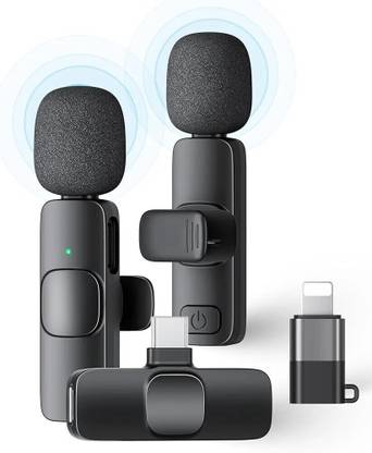 ELDORICH Wireless Bluetooth Collar Mic for Youtubers – Ideal Microphone Camera Microphone
