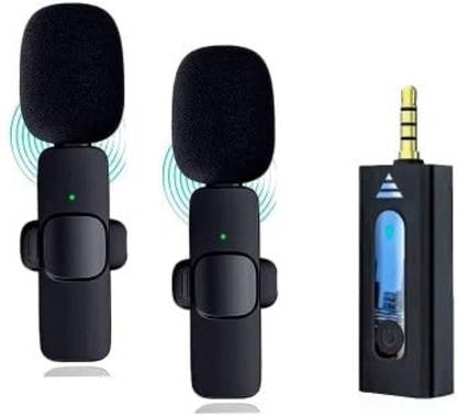 Fynzo K35 AS Like K9 Dual Wireless Lavalier Microphone for DSLR/Camera/Speaker Camera Microphone
