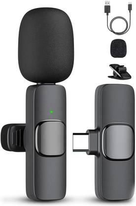 MGEdge Wireless K8 Mic, Mike for YouTube, Vlogging, Recording for Mobile #JustHere A13 Camera Microphone