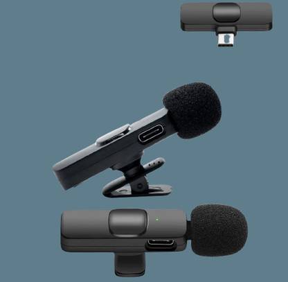 Kazotra K9 Wireless Mic for Camera & Phone – Noise-Free Audio for Vloggers Camera Microphone