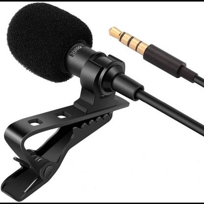 JBE MicForYoutube,VoiceRecording,Easytocliptoyourshirtcolar,Camera,Laptop,Smartphone Camera Microphone