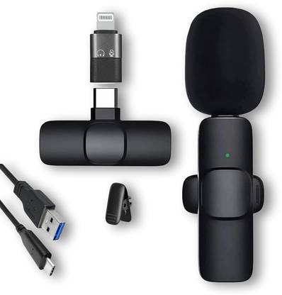 Tekxel s K8 Wireless Microphone for Type C Android Mobile Phones & iPhones Camera Microphone
