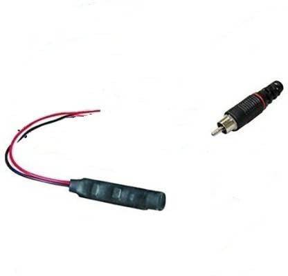 ATEKT CCTV Camera Mic/Audio/Sound Recording (1pc mike & 1pc RCA Pin Connector) Camera Microphone