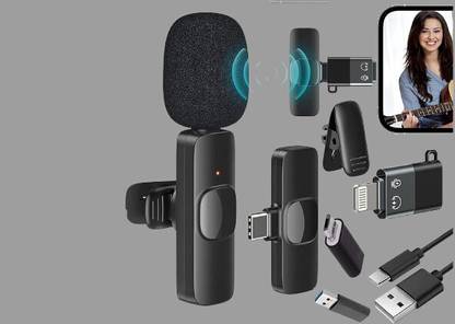 Snuthao Wireless k8 Mic for Type-C Bluetooth Android Cell Phone Tablets Supported Camera Microphone