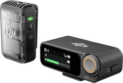 dji MIC 2 (1TX+1RX) Intelligent Noise Cancelling, Wireless Camera Microphone