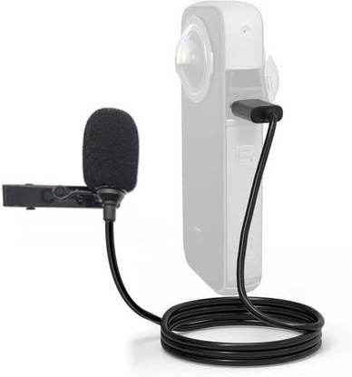 ELFOG Lavalier Clip-On Type-C Microphone for Insta360 ONE X2 & X3 Camera Camera Microphone