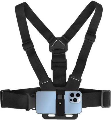 Schsteindar Camera Chest Belt Strap + J-Mount + Pole Mount + Mobile holder for MotoVlogging Strap