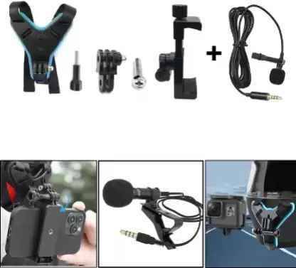 Dhruvtraders Helmet Strap Camera Mount