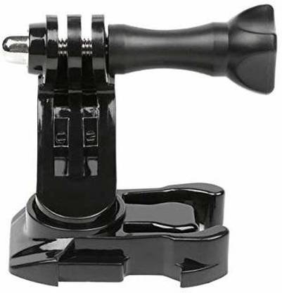 TECHGEAR 360 Degree -Hook Buckle Base Vertical Surface Mount Compatible with Gopro Iron Camera Pistol Grip