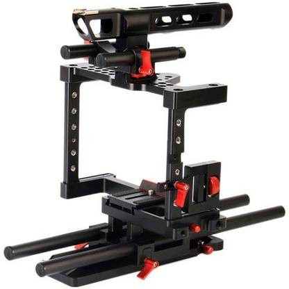 CAMTREE Hunt Grand DSLR CAMERA Cage Baseplate Top Handle For A7S / A7S2/A7SII/A7R/A7RII/5D/7D/GH4 (CH-GRND-C) Camera Rig