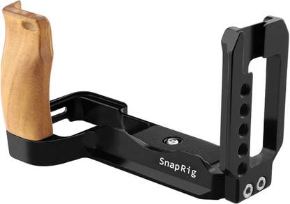 Proaim SnapRig L-Bracket with Wooden Grip Handle for Sony A6100 A6300 A6400 Cameras LB230 Camera Rig