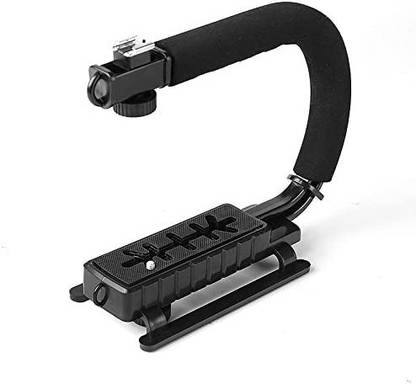 TECHGEAR Digital Camera Steady Handheld C-Shape Bracket Video Handheld Grip for DSLR Camera Rig