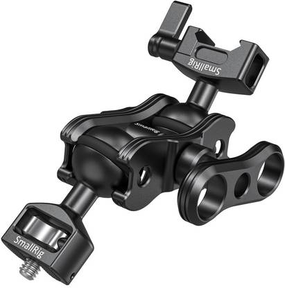 SmallRig Articulating Arm with Screw Ball Head and NATO Clamp Ball Head 2071B Camera Rig