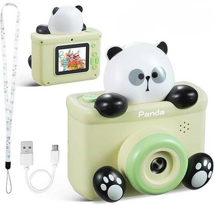Myrra Panda Kids Camera with Tripod, Selfie Digital Camera for Kids 0 Instant Camera