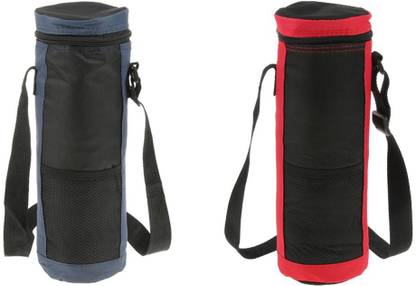 Lyla Oxford Cylinder Cooler Bag Insulated Water Drinks Bottles/Cans Carrying Bag Blue Backpack