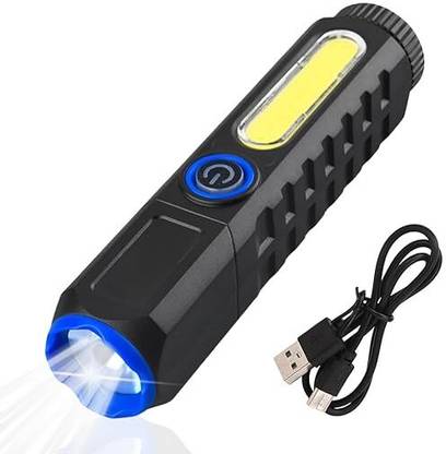 Zorbes USB Flashlight Portable Magnetic LED Work Light Rechargeable Cam