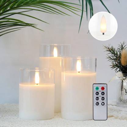 BAREPEPE Mirror Polished Glass Candle Moulds