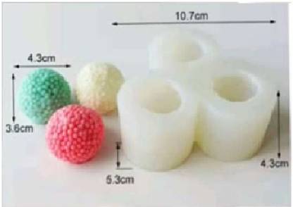 blissful flames Regular Silicone Candle Moulds
