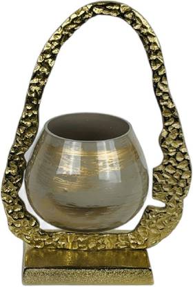 MbyM Aluminium Candle Stand for Home Decoration Dinning Table Decoration Candle Aluminium Candle Holder