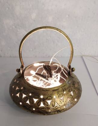 Vandana Collection Iron 1 - Cup Tealight Holder