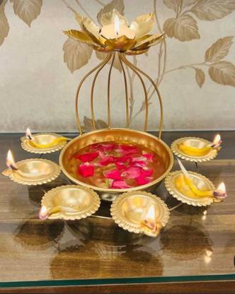 TECHDOT Copper Tealight Holder Set