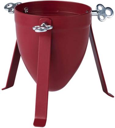 IKEA IKEA Candle Holder, Red. Steel Candle Holder