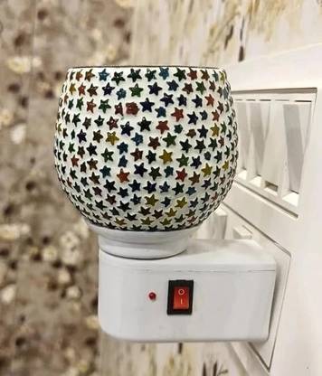 VolCraft Electric Kapoor Dani Stand for Dhup Incense Burner/Smart Ceramic Kapoor Dani Ceramic 1 - Cup Candle Holder