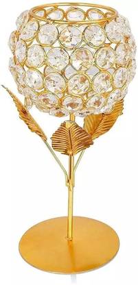 Fashion Art Crystal 1 - Cup Candle Holder Set