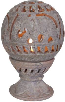 Anmol Traders 45879656 Marble 1 - Cup Candle Holder Set