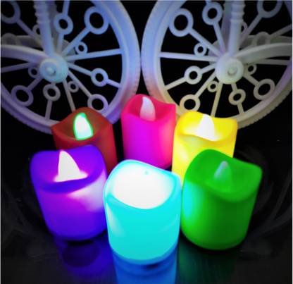 AFTERSTITCH Colour changing mutli color led t lights Candle